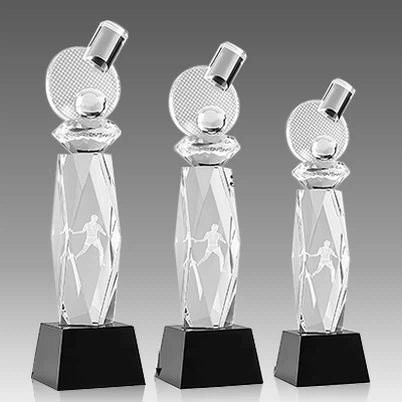 Kristallborðtennis Trofies .